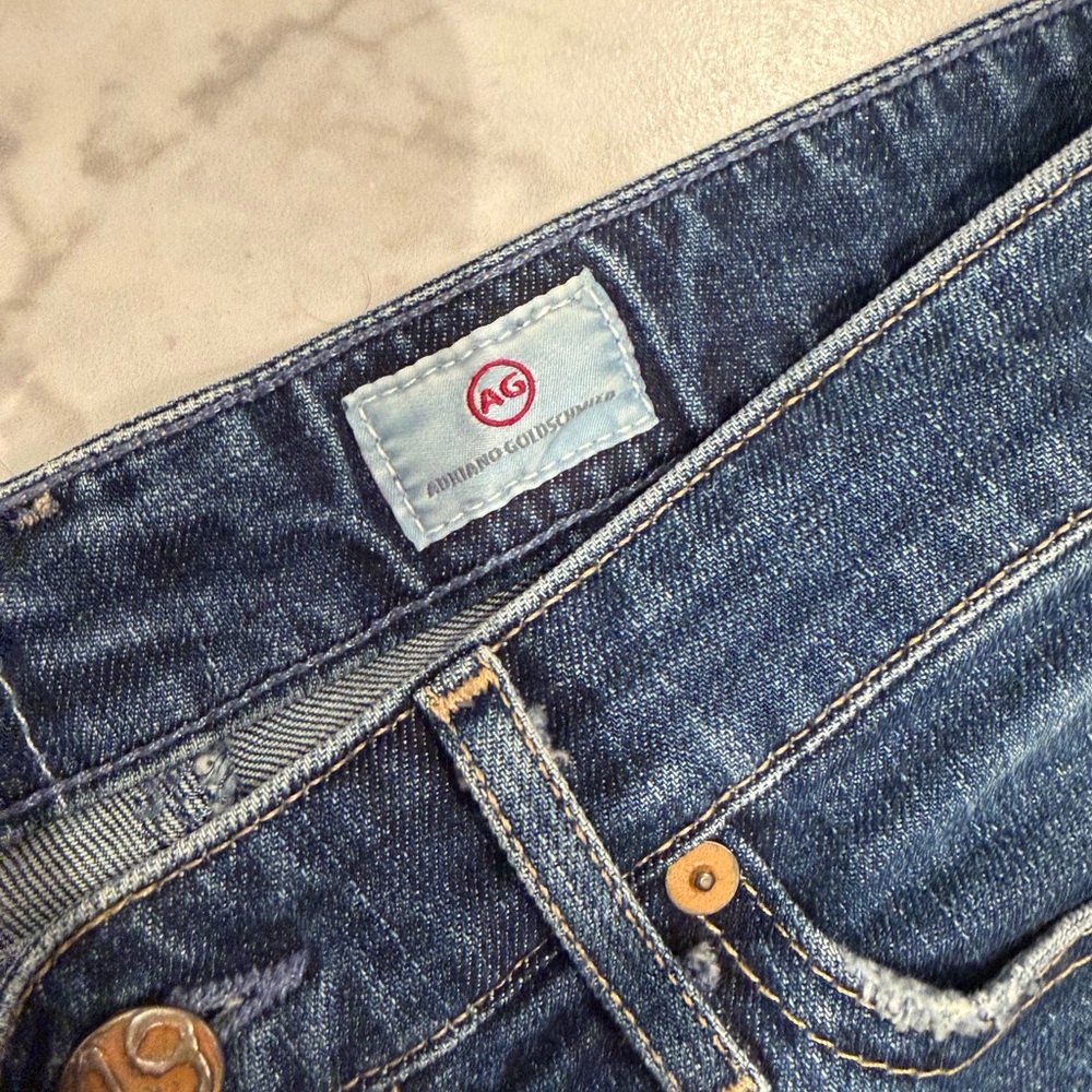 AG The Hailey Ex-Boyfriend Roll Up Jean Shorts - Picture 7 of 9